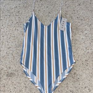 Stripped Bodysuit